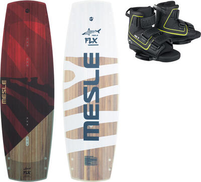 Wakeboard Set FLX 138 cm mit Fuse Bindung Seilbahn Flexboard Erwachsene