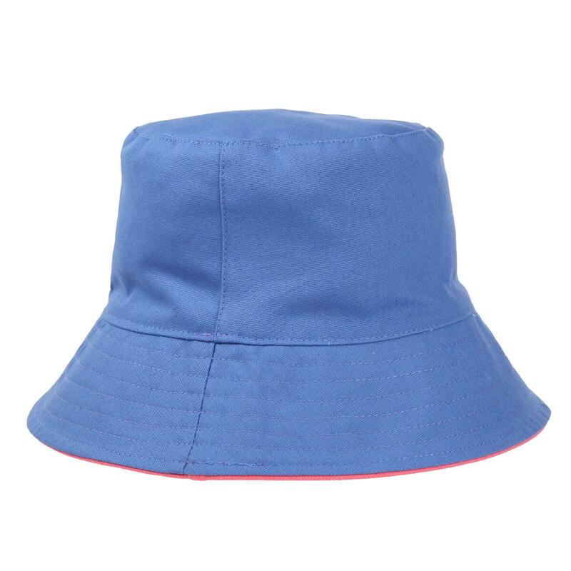 Dames Effen Omkeerbare Emmerhoed (Meerblauw/Schelp Roze)