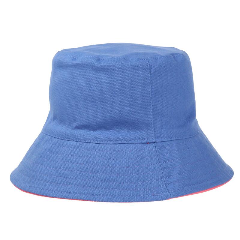 Dames Effen Omkeerbare Emmerhoed (Meerblauw/Schelp Roze)