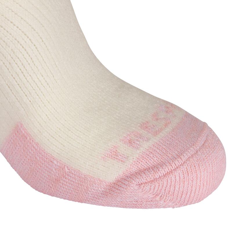 Chaussettes de ski CONVEX Enfant (Mauve / Blanc cassé)