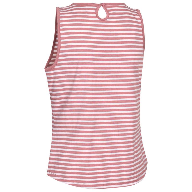 Dames Kelly Stripe Vest Top (Lichte moerbei)