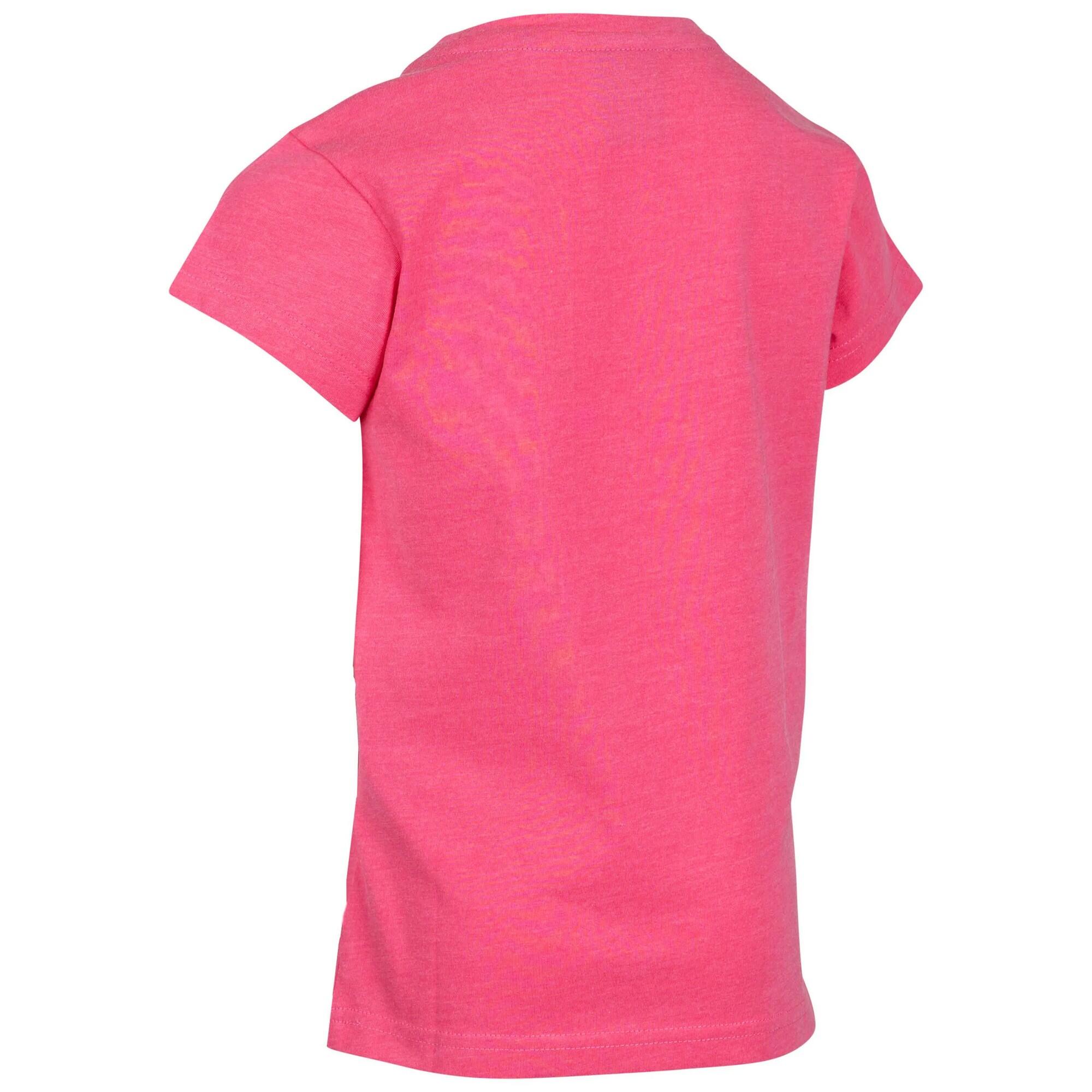 Tshirt GENTLE Fille (Fraise) 2/3