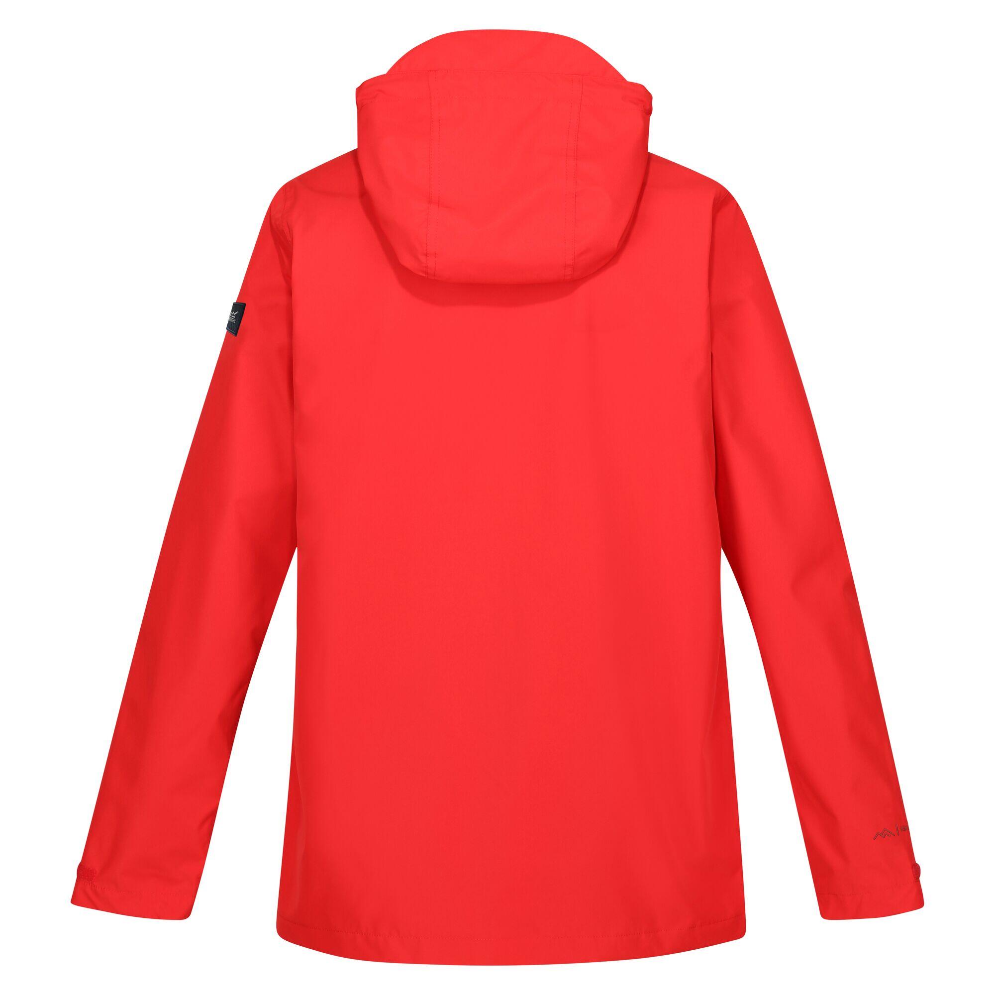 Dames Bayletta Waterdichte Jas (Rood met een hoog risico) 2/5