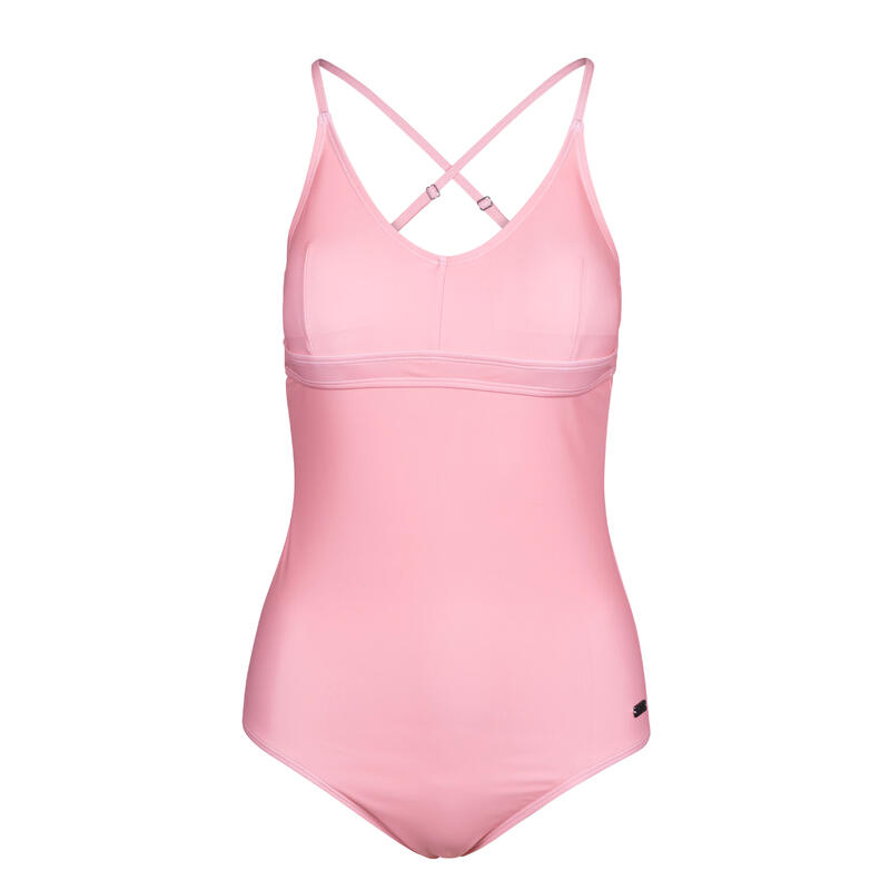 Maillot de bain 1 pièce MIMI Femme (Rose coquillage)