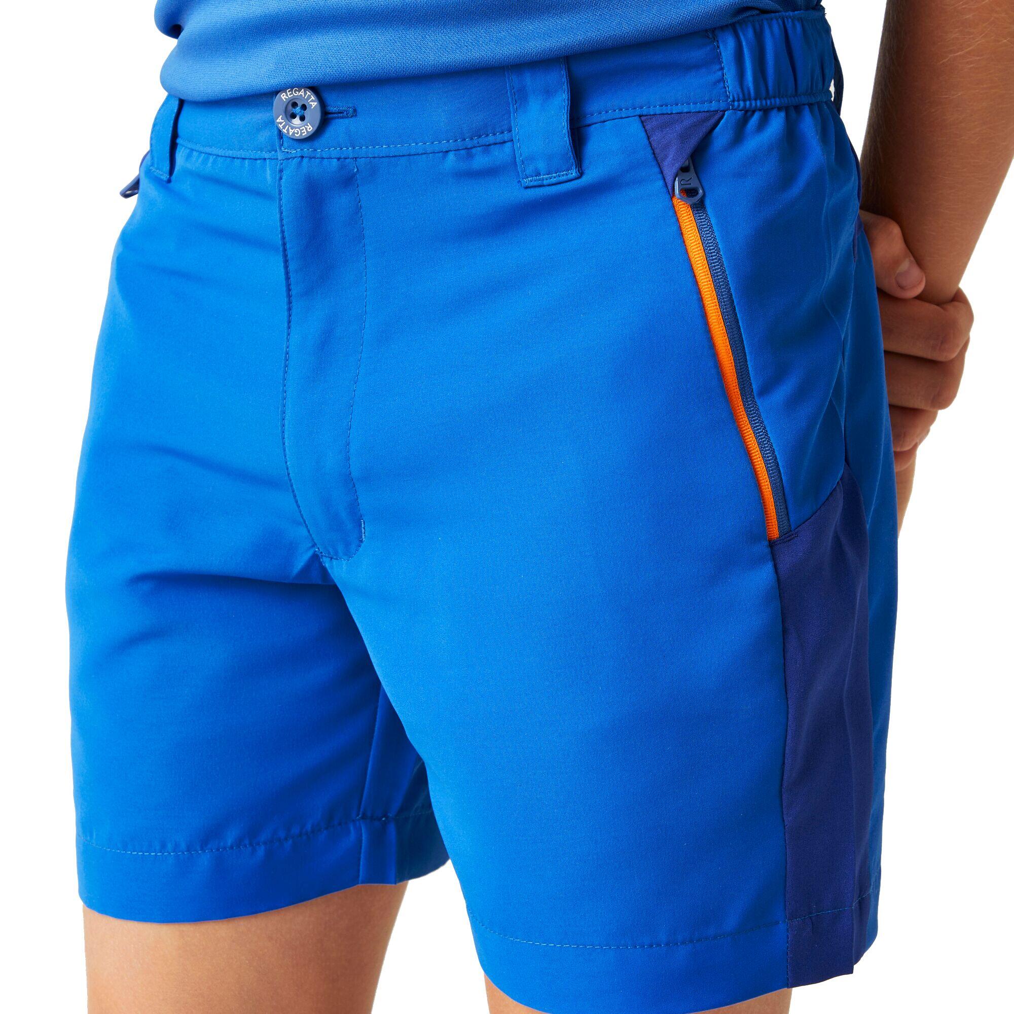 Pantaloncini Bambini Regatta Sorcer Mountain III Blu Oxford New Royal 4/5