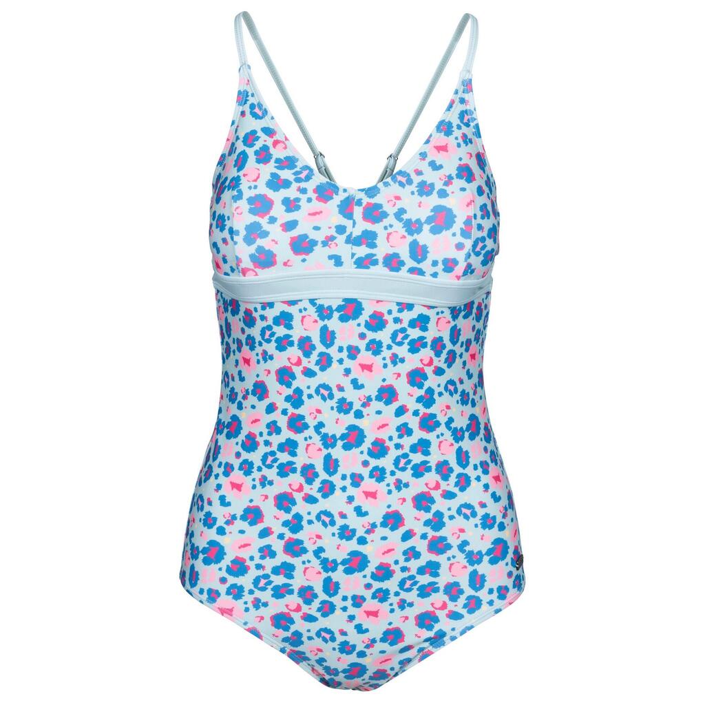 Womens/Ladies Mimi Leopard Print One Piece Swimsuit (Light Sage)