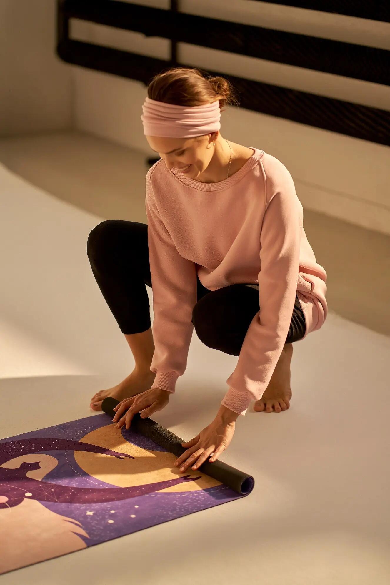 Mata do jogi Moonholi Cosmic Girl z antypoślizgową powierzchnią 7/7
