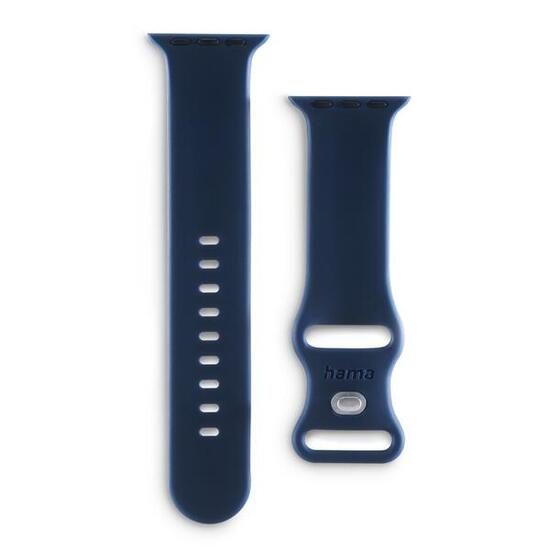 HAMA Armband Fantastic Feel für Apple Watch 42/44/45/49mm, Blau
