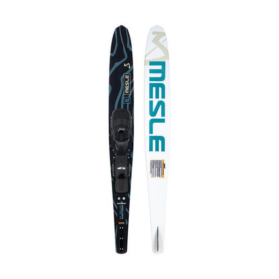 Monoski Freecarve 67'' mit D3 Leverage Bindung Slalom Wasserski Erwachsene