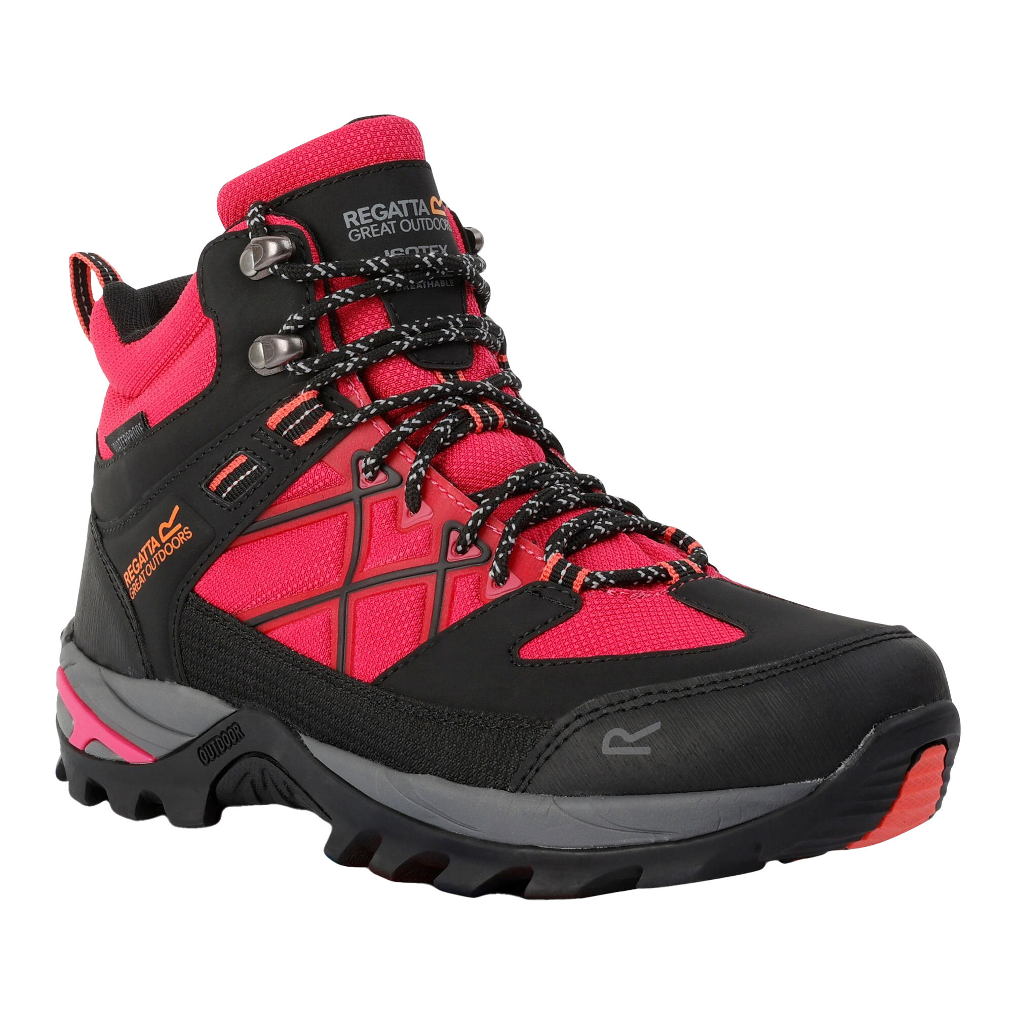 REGATTA Womens/Ladies Samaris III Walking Boots (Pink Potion/Satsuma)