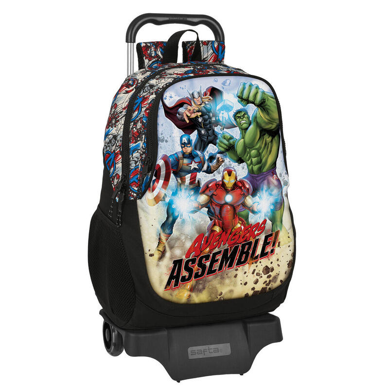 Mochila Escolar con Ruedas The Avengers Forever Multicolor