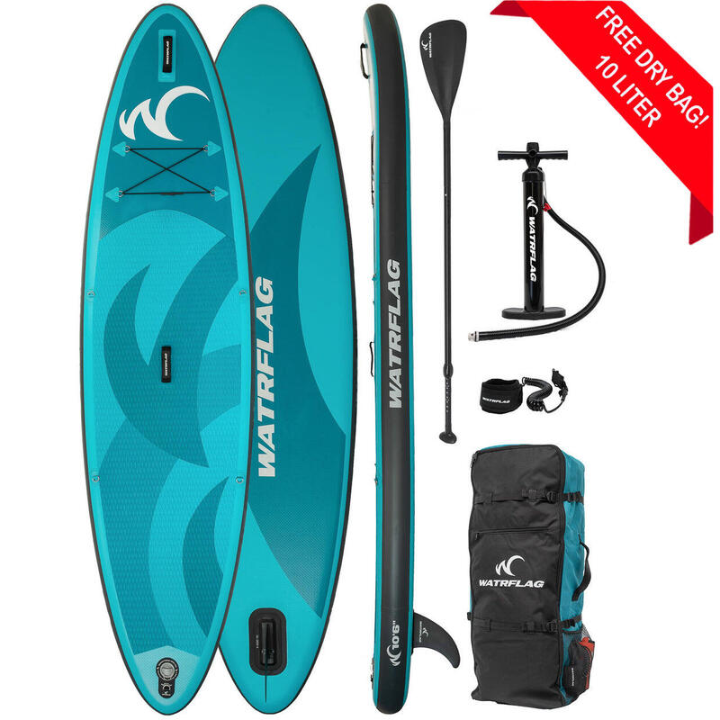 Tavola da SUP gonfiabile di qualità superiore- WATRFLAG Glide 10'6”-Set completo