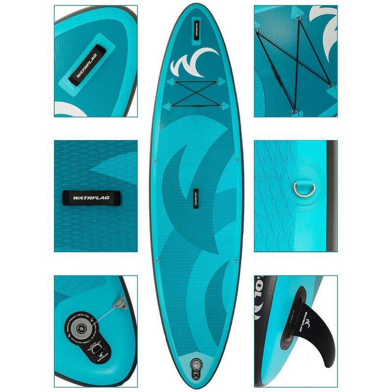 Stand Up Paddle Gonflable WATRFLAG Glide 10'6" - Qualité Premium - ALLROUND