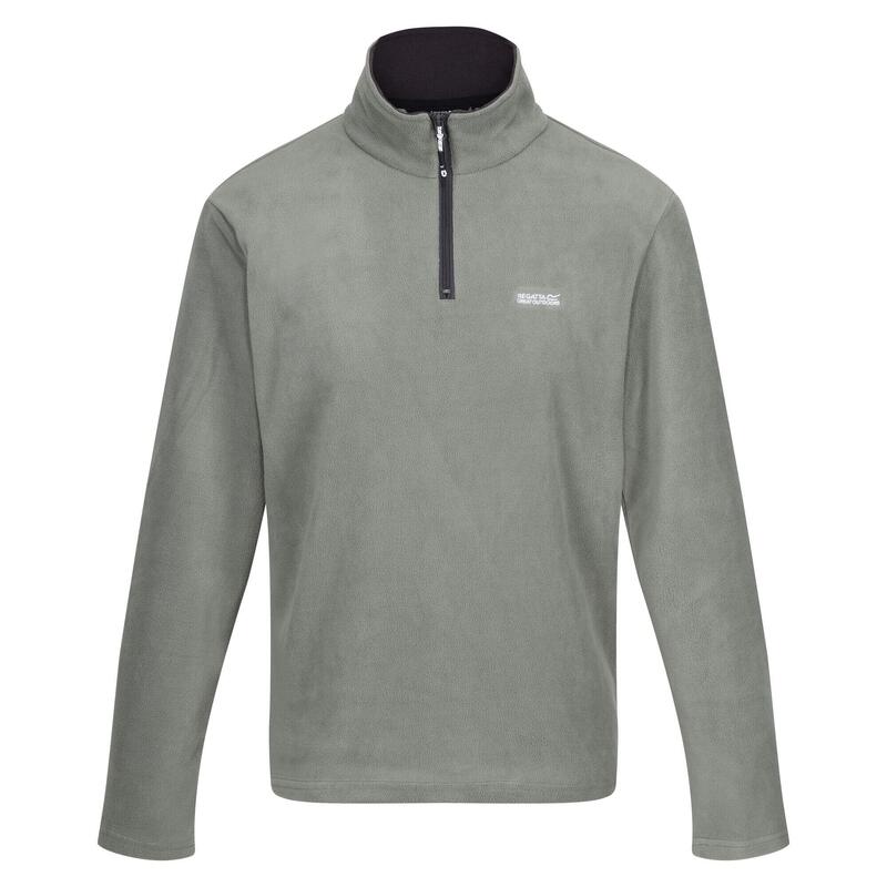 Geweldig voor Buiten Heren Thompson Half Zip Fleece Sweater (Agave Groen/Ash)