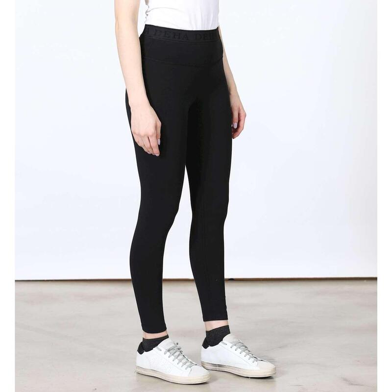 Legging Deha 7/8 Zwart Vrouwen