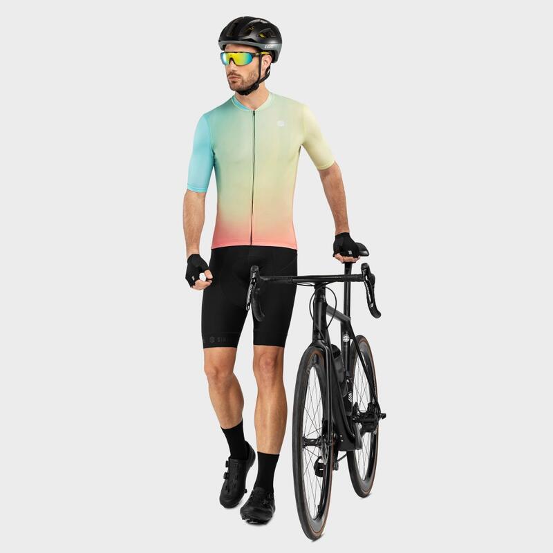 Herren Radsport kurzärmeliges radtrikot für M2 Cosmic SIROKO Gelb