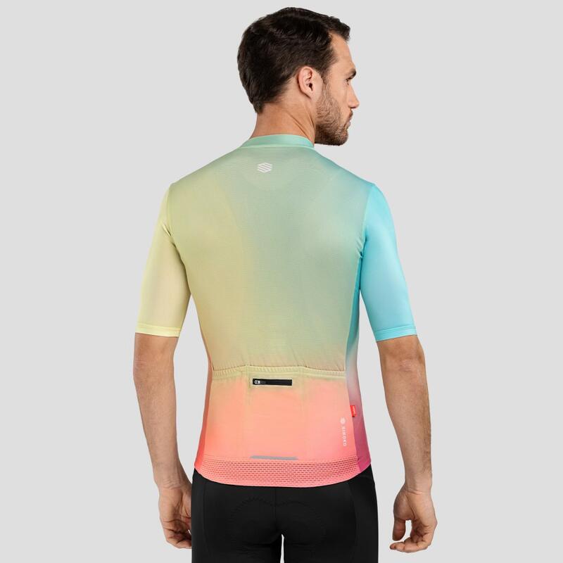 Herren Radsport kurzärmeliges radtrikot für M2 Cosmic SIROKO Gelb