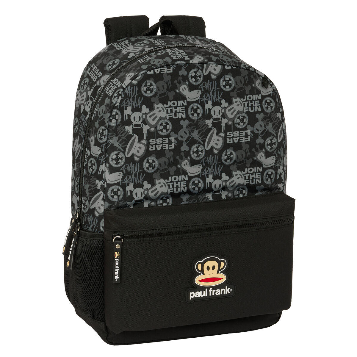 Cartable Paul Frank Join the fun Noir PAUL FRANK Decathlon