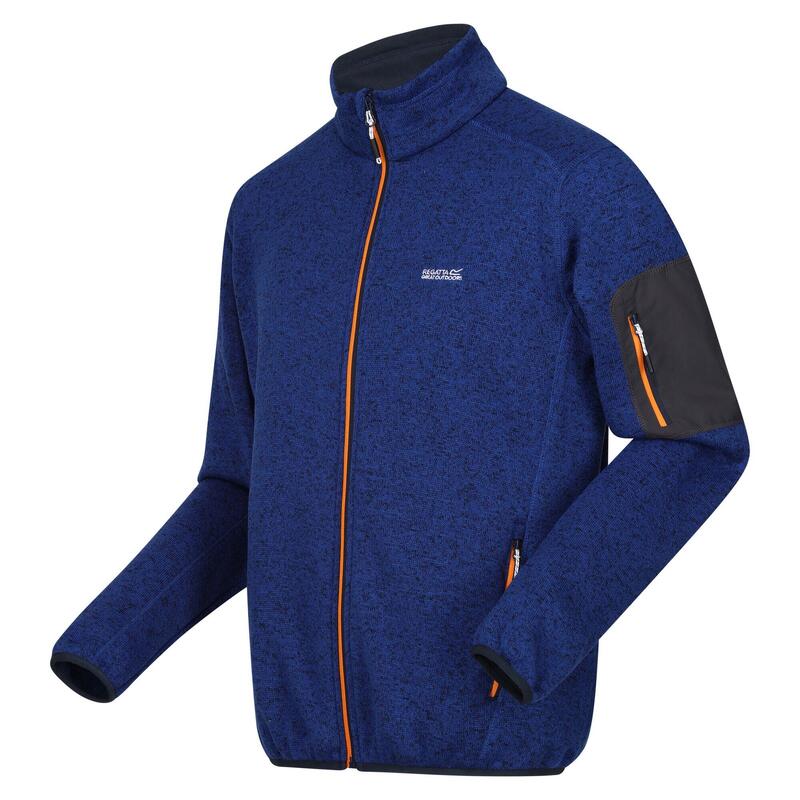 Veste Polaire NEWHILL Homme (Bleu Roi / Orange Kaki)