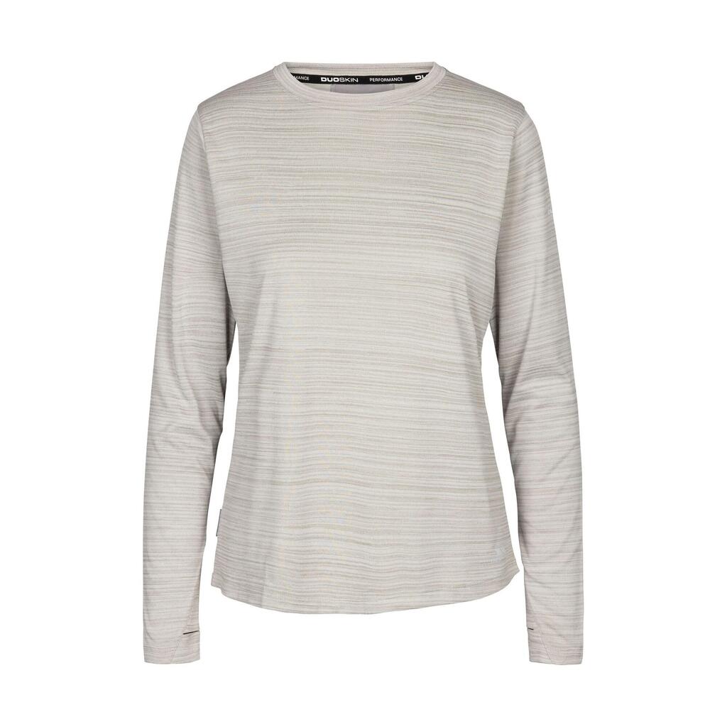 Womens/Ladies Nettil LongSleeved Active Top (Platinum Marl)