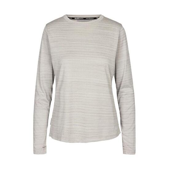 Haut Manches Longues Sport NETTIL Femme (Gris Clair Chiné)