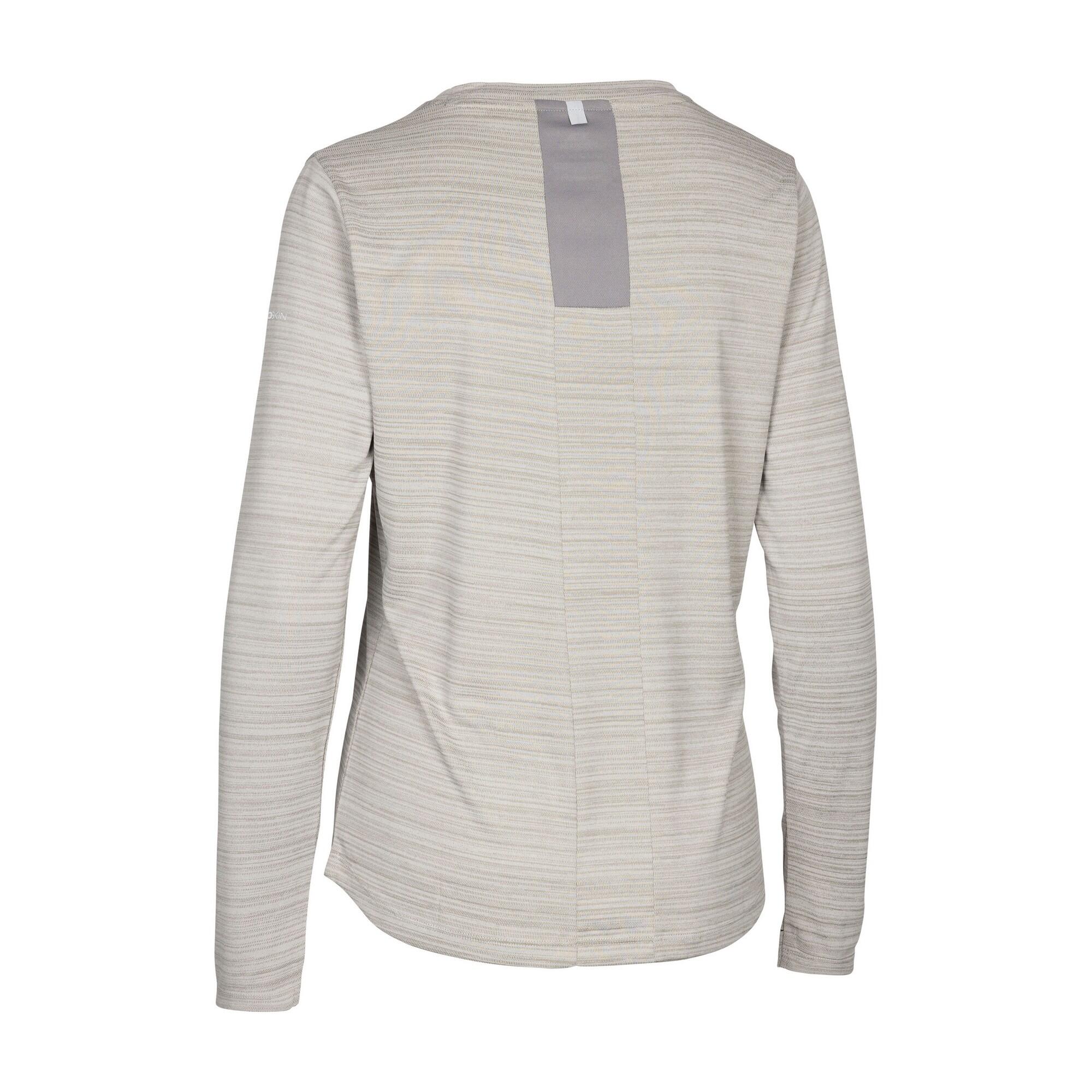 Jersey Nettil de Manga Larga Activo para Mujer Marga Platinada 2/5