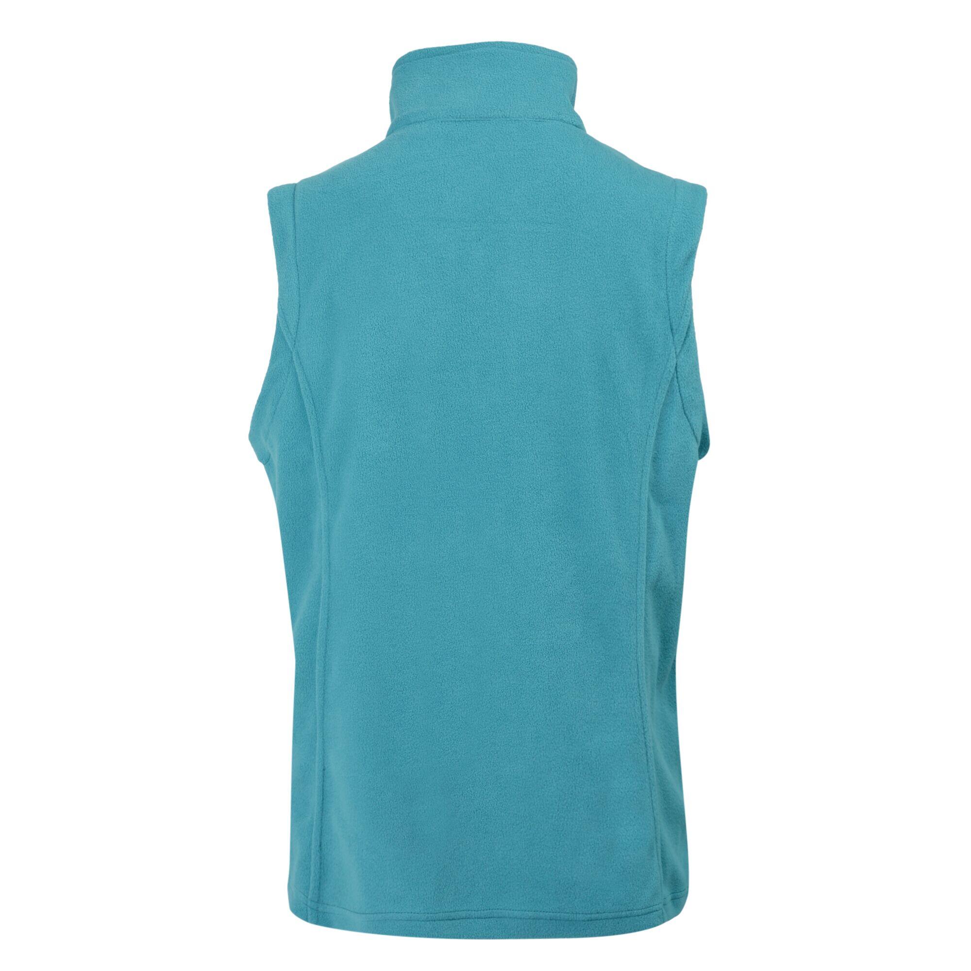 SWEETNESS Ladies' sleeveless fleece jacket (Tahoe blue / Washed turquoise)