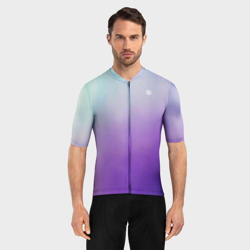 Maillot vélo manches courtes homme Cyclisme M2 Planet Violet