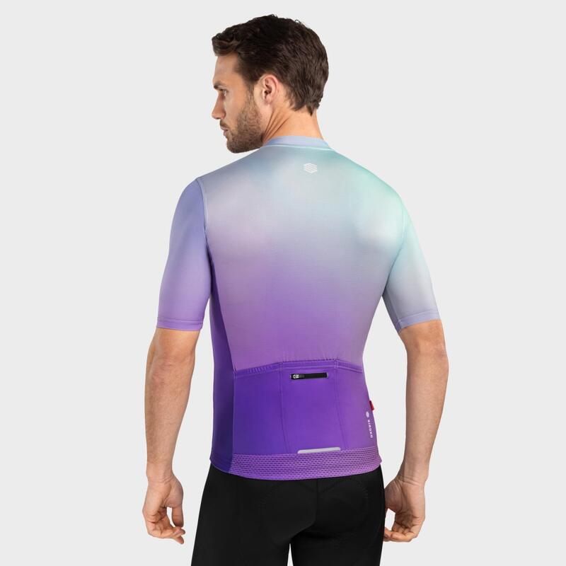 Maillot vélo manches courtes homme Cyclisme M2 Planet Violet