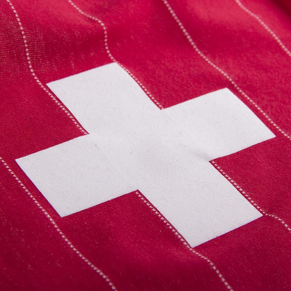 Suisse 1982 - Maillot de Football Rétro - Rouge – COPA Football 4/7
