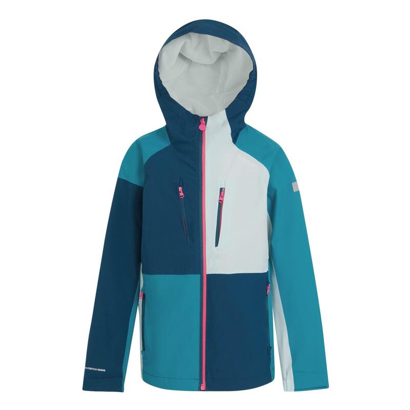 Kinder/Kids Highton V Full Zip Hoodie (Marokkaans blauw/Tahoe blauw)