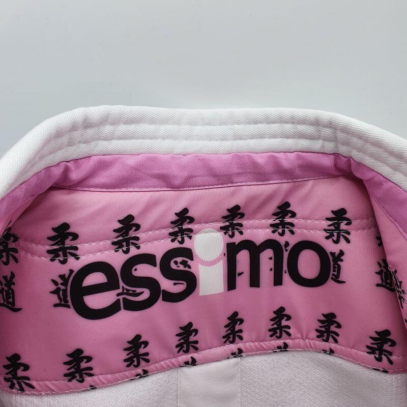 Kimono de judo wazari blanco sublimado para mujer 2/4