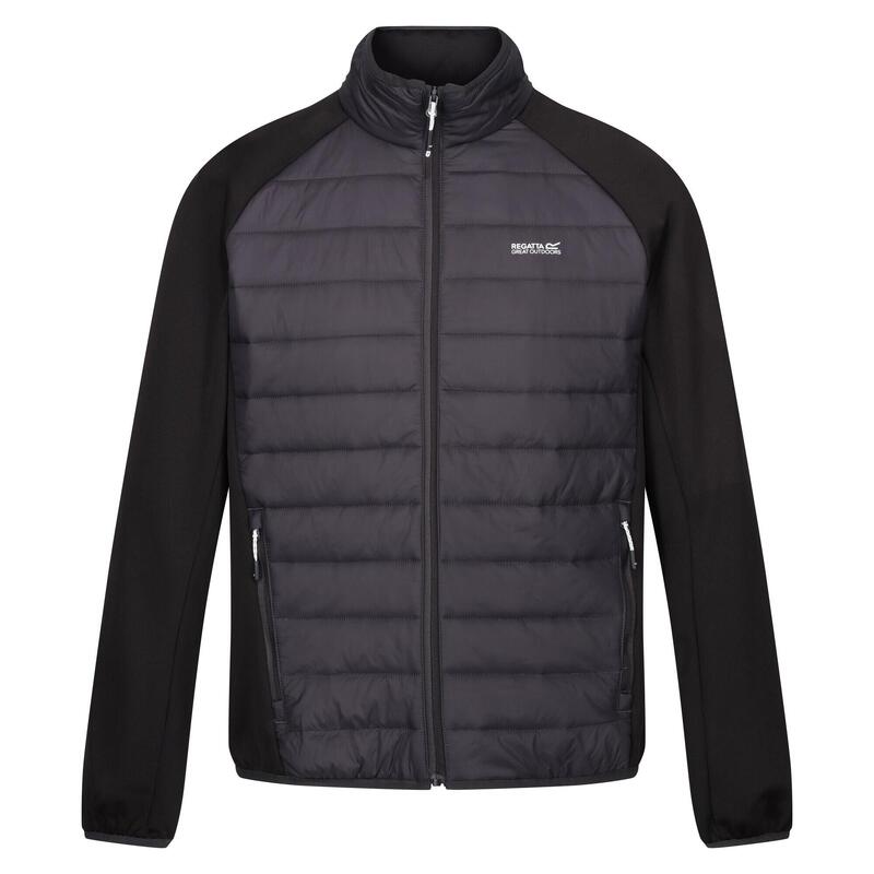 Chaqueta Híbrida Clumber IV para Hombre Ceniza, Negro