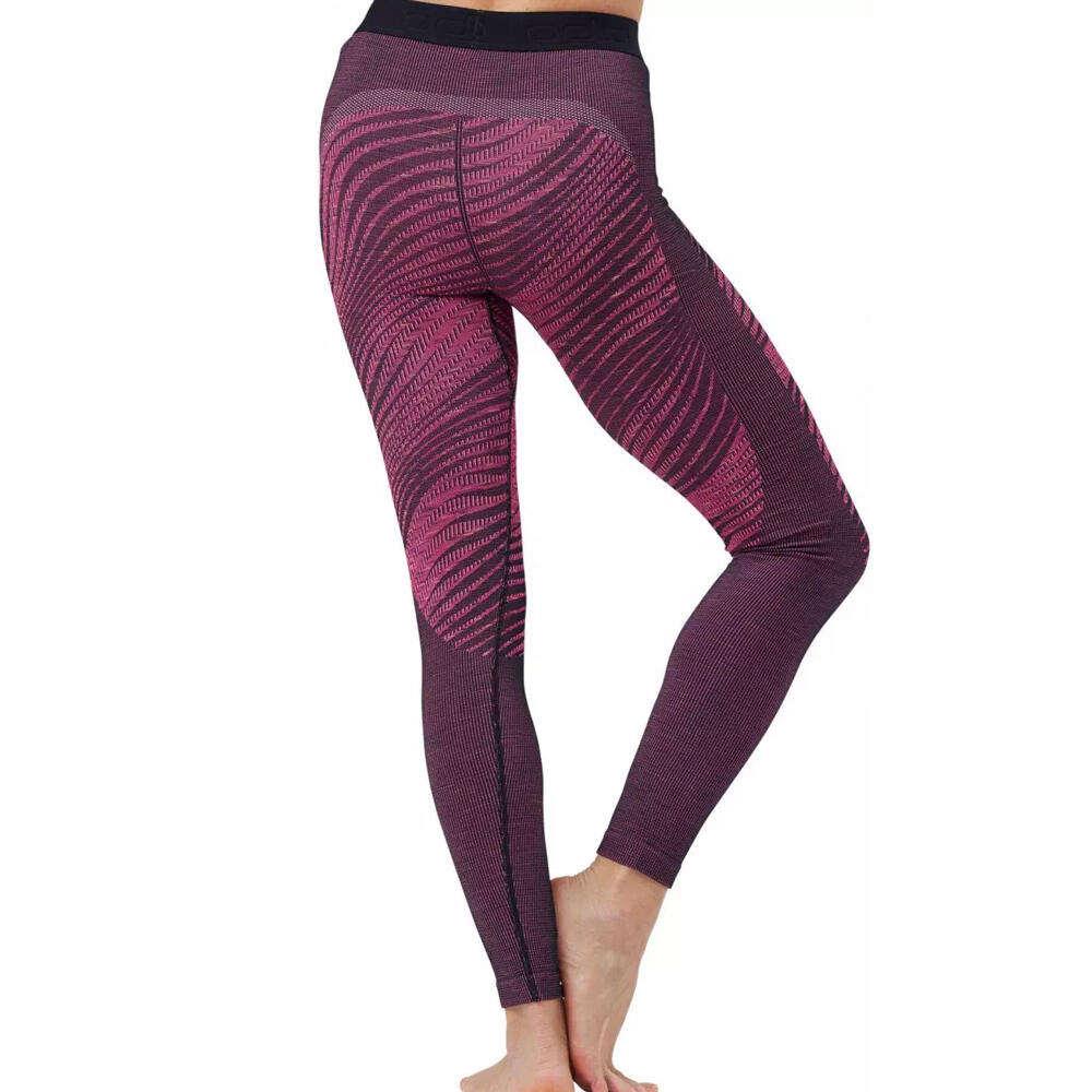 Legging Technique Noir/Rose Femme Odlo Blackcomb Eco 3/3