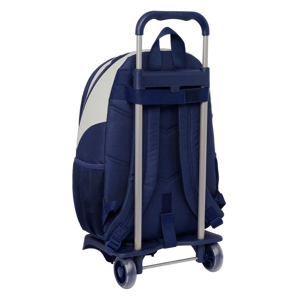 Mochila Escolar con Ruedas Benetton Varsity Gris 3/3