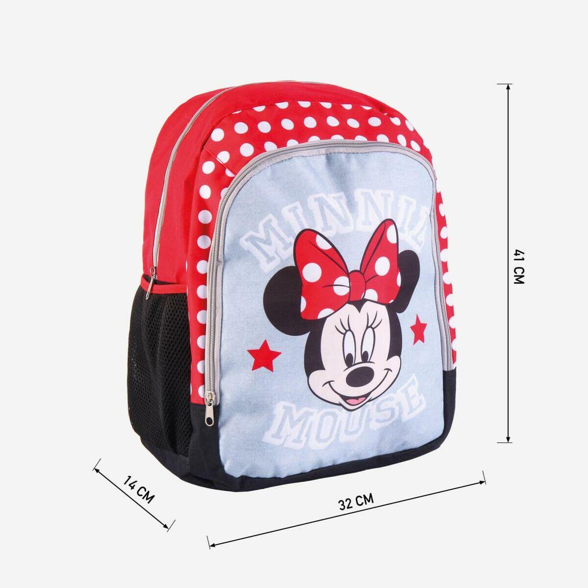 Mochila Escolar Minnie Mouse Vermelho 4/5