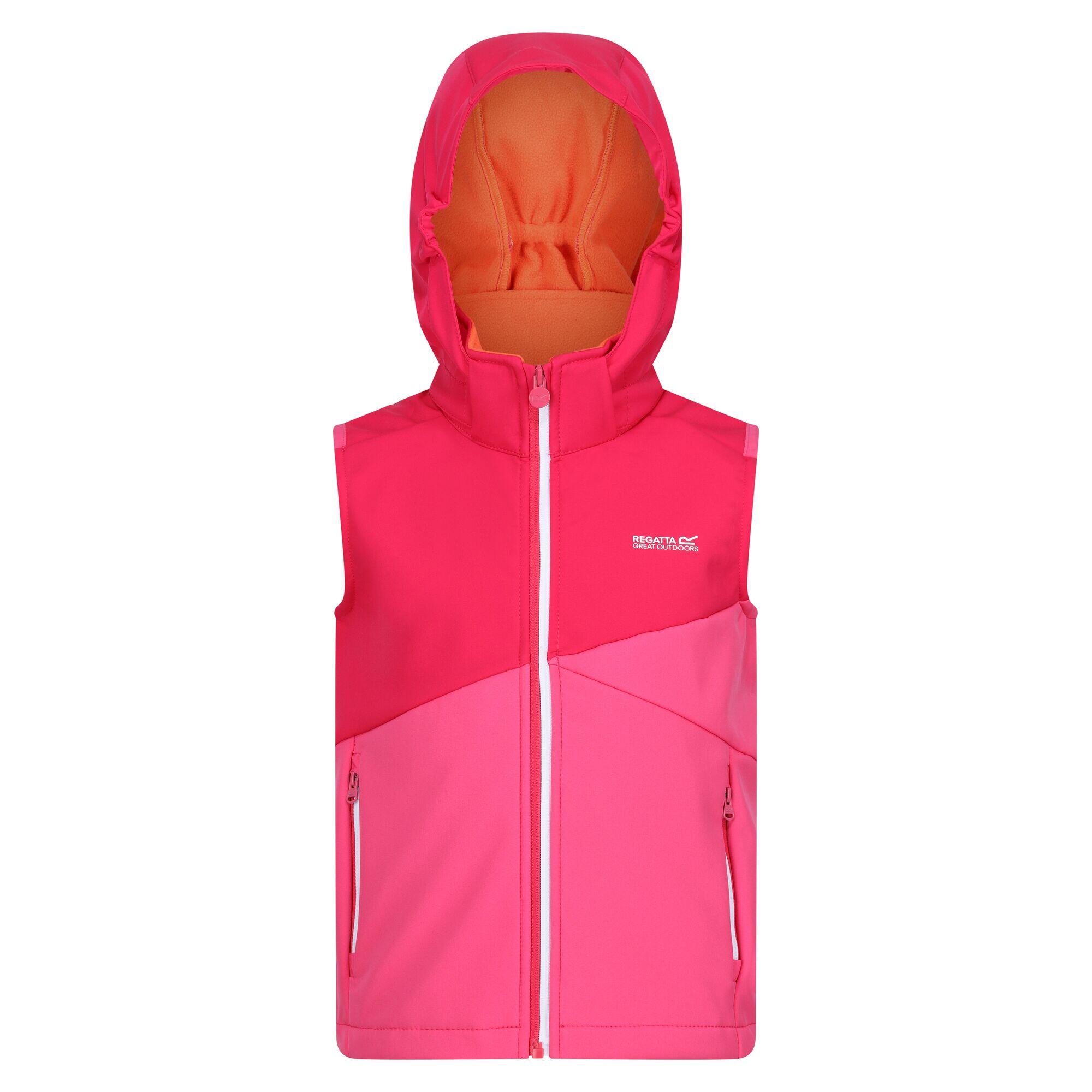 REGATTA Childrens/Kids Acidity II Body Warmer (Pink Potion/Flamingo Pink)