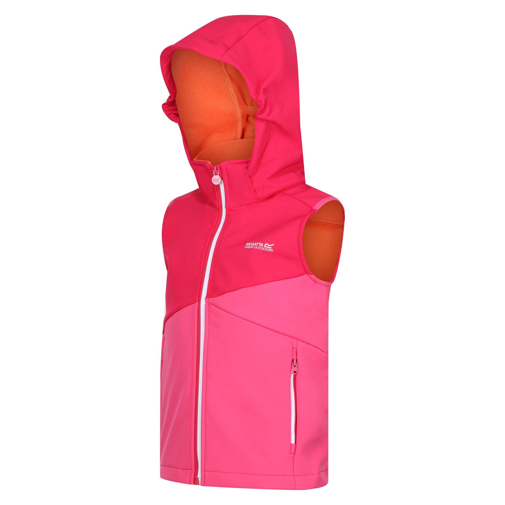 Childrens/Kids Acidity II Body Warmer (Pink Potion/Flamingo Pink) 3/5