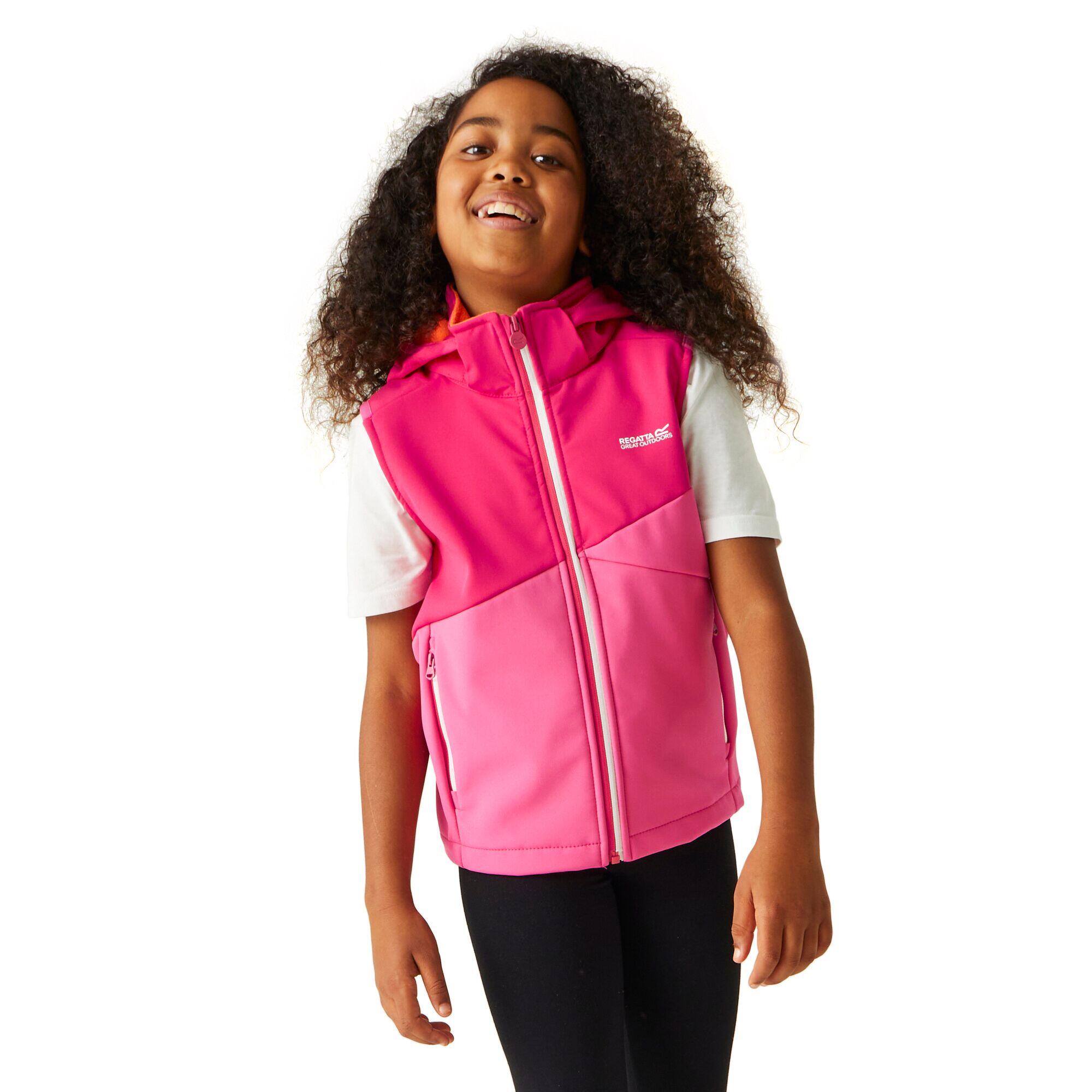 Childrens/Kids Acidity II Body Warmer (Pink Potion/Flamingo Pink) 4/5