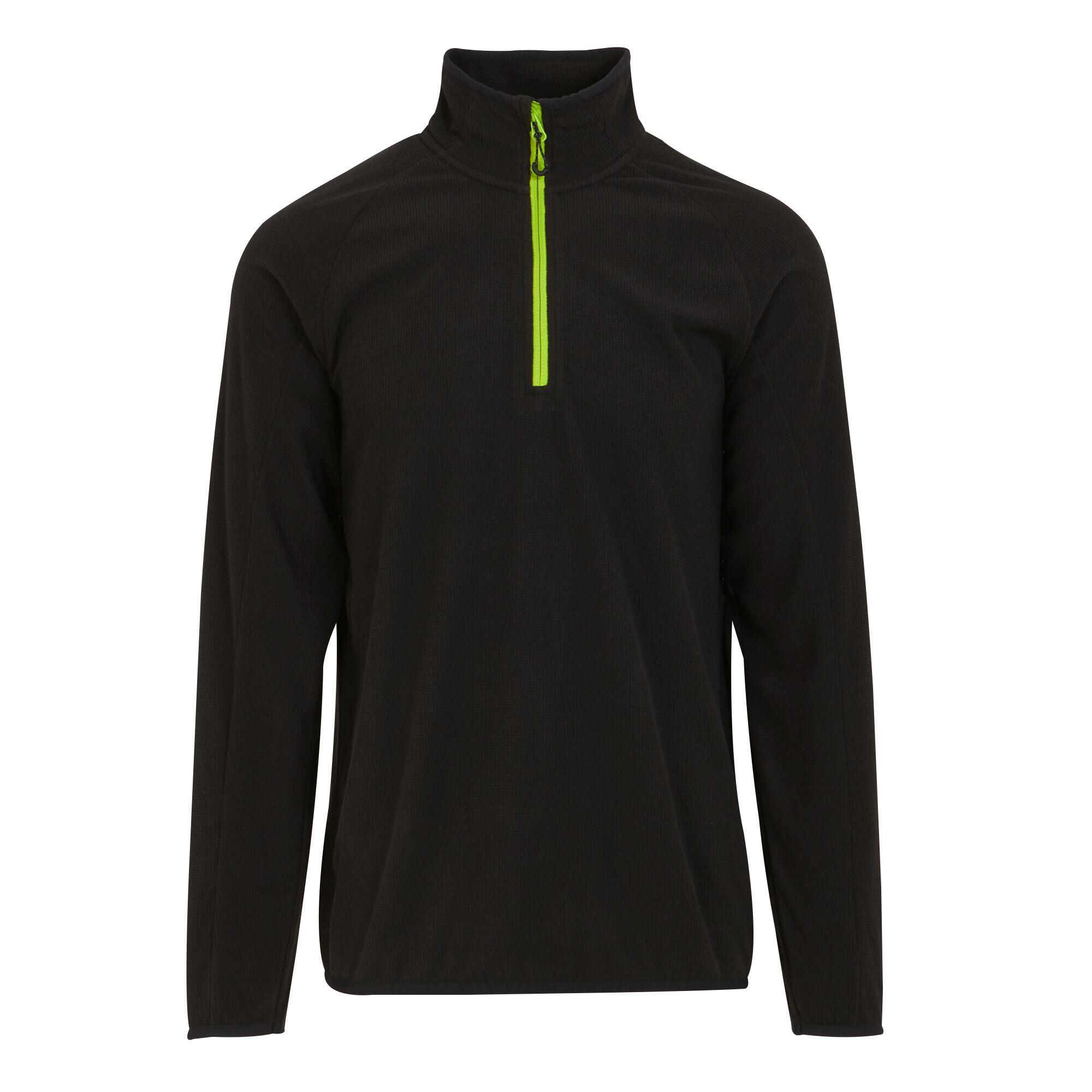 Men's NAVIGATE fleece (Black / Lime green)