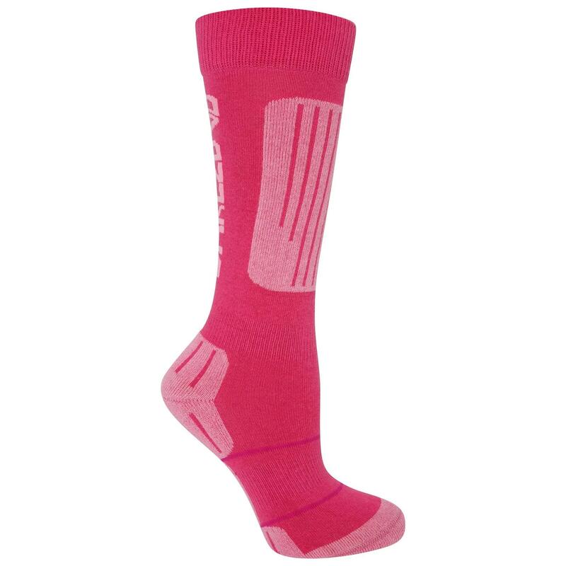 Calze Da Sci Bambini Dare 2B Performance Bagliore Rosa Zucchero Filato