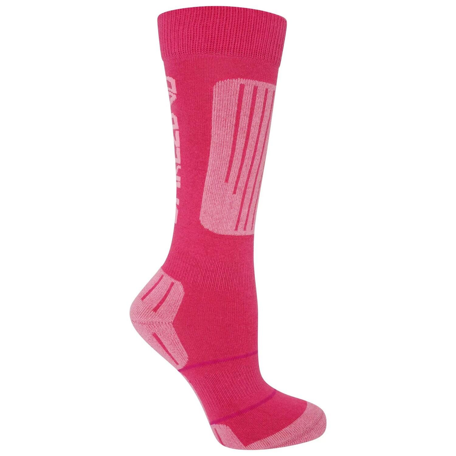 PERFORMANCE Children's ski socks (Pink / Light pink)