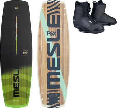 Wakeboard Set PSX 135 cm mit Maxx Bindung Seilbahn Flexboard Kinder