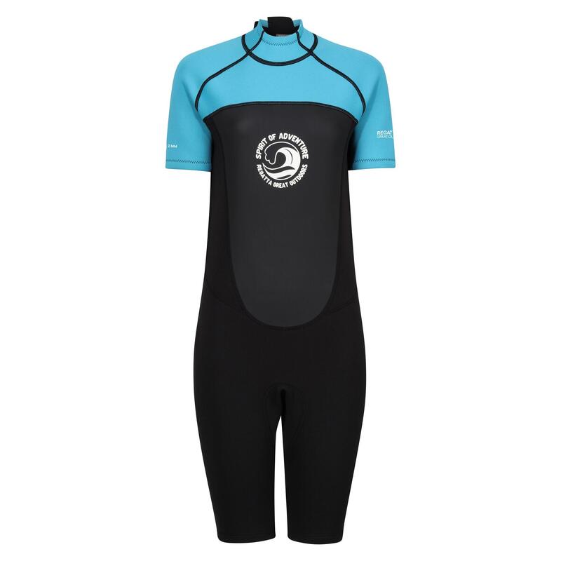 Dames Kort Wetsuit (Tahoe Blauw/Zwart)