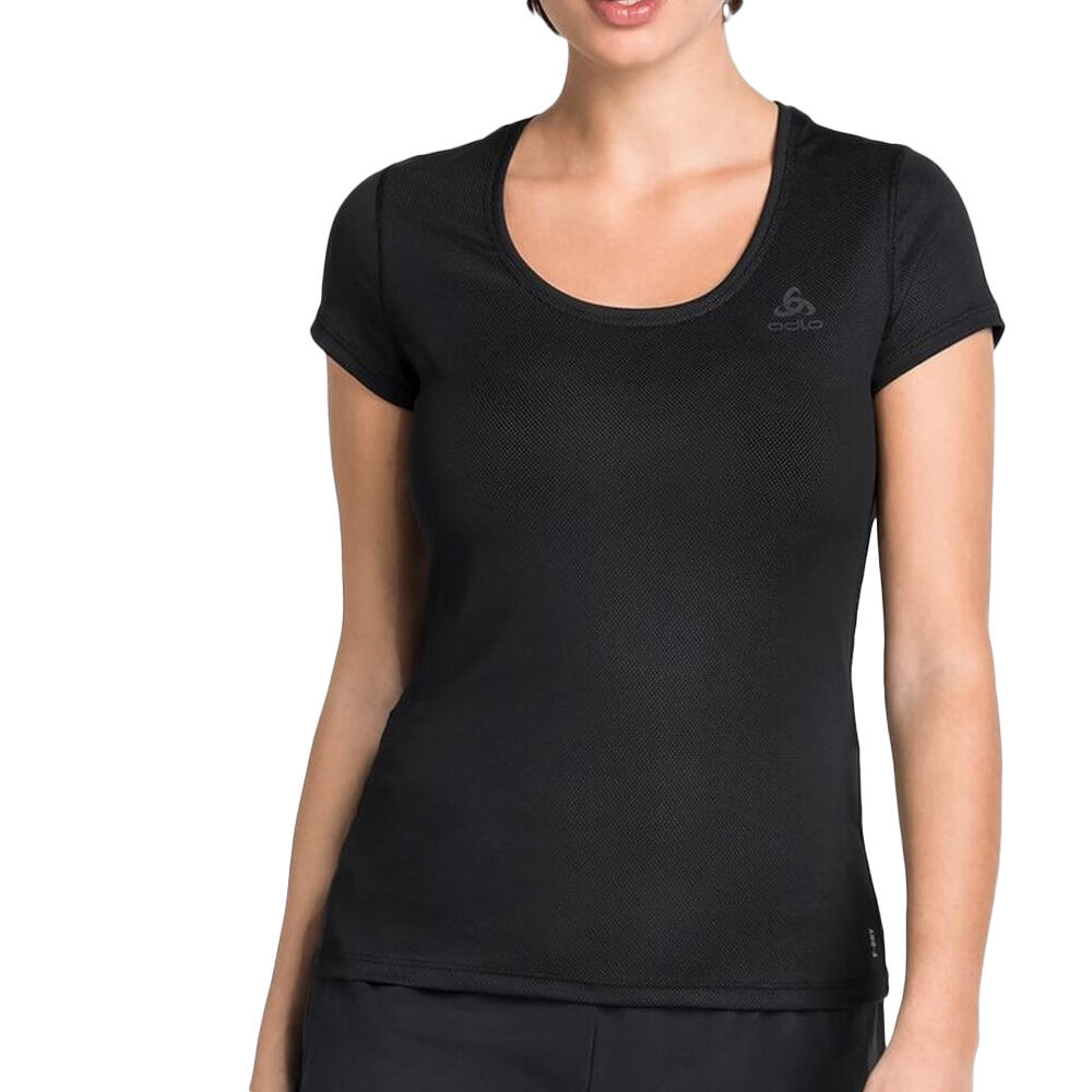 T-shirt technique Noir Femme ODLO Active Fdry 2/3