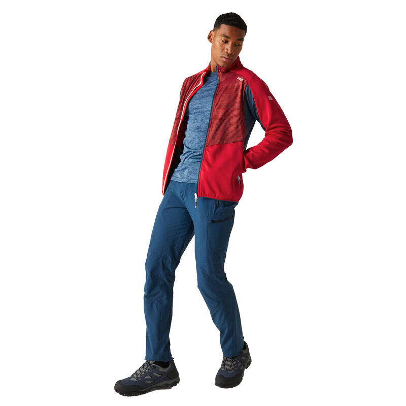 Veste YARE Homme (Rouge danger / Denim sombre / Bleu)