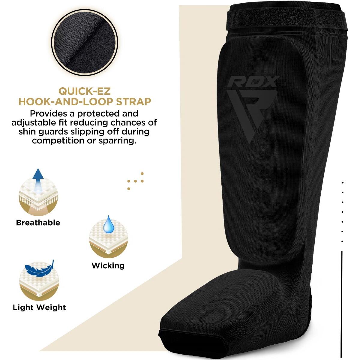 RDX Hosiery Shin Instep Scheenbeschermers van schuim 6/7