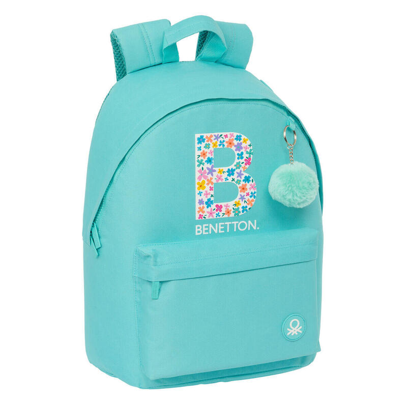 Zaino per Portatile Benetton Letter Verde