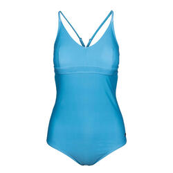 Maillot De Bain 1 Pièce MIMI Femme (Bleu Gris)