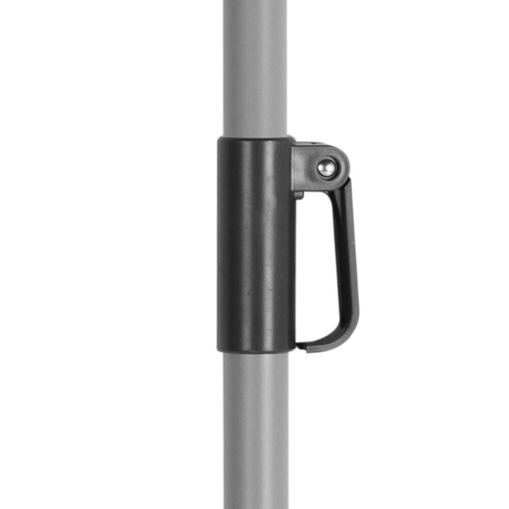 Aktive Grand parasol de jardin hexagonal inclinable coupe-vent 230 cm UV50 5/7
